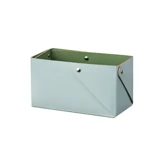 ADJ Коробочка MIU для чайных пакетов, 7x17xH8 см., цвет: небесный/эвкалипт