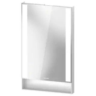 Duravit Qatego Зеркало 45х65cм., с подсветкой, цвет: белый матовый