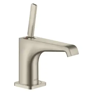 Axor Citterio E Смеситель для раковины 90, на 1 отв., цвет: шлифованный никель