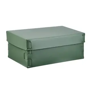 Colombo Adj Коробка Snob 32x20хH13.5см., настольная, цвет: эвкалипт/небесный