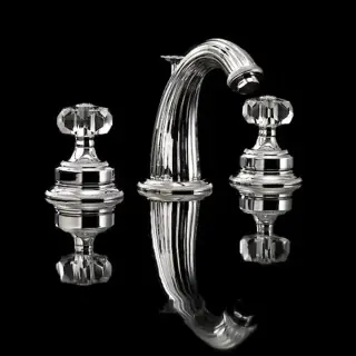 Devon&Devon Excelsior King Смеситель для раковины на три отверстия, цвет: хром