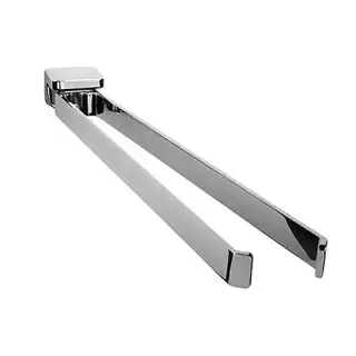 Colombo Alize Полотенцедержатель двойной 38см, поворотный, цвет: хром