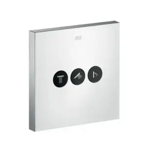 Axor ShowerSelect Модуль с тремя запорными клапанами, квадратный, внешняя часть, цвет: хром