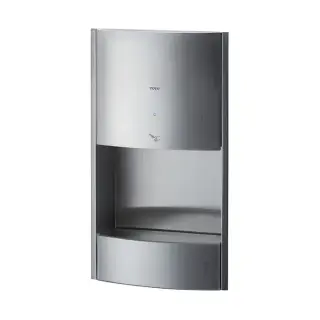 TOTO Public Сушилка для рук, 30x18.6x57.5см, скрытый монтаж, встраиваемая, цвет: серебро