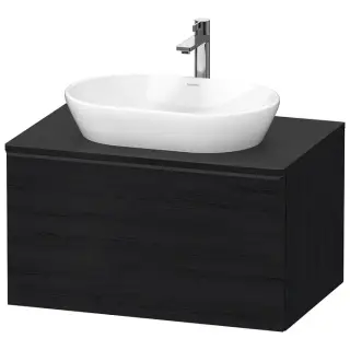 Duravit D-Neo Тумбочка подвесная 80х45.9x55см., раковина, 1 ящик, цвет: Black Oak