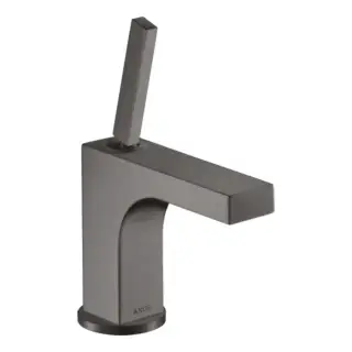 Axor Citterio Смеситель для раковины 90, на 1 отв., с донным клапаном, цвет: шлифованный черный хром