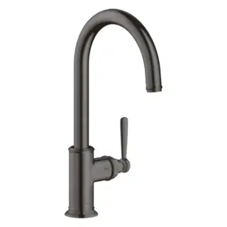 Axor Montreux Смеситель для кухни 260, на 1 отв., цвет: шлифованный черный хром