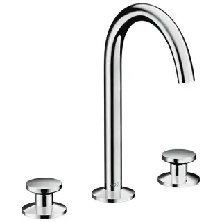 Axor One Смеситель для раковины, 3 отв., излив h170мм, Select, со сливом push-open, цвет: хром