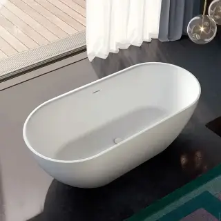 Gruppo Treesse Clivia Ванна 170x80x60см., отдельностоящая, цвет: белый матовый