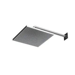 ALMAR VELVET RAIN Верхний душ 300х300 мм  (без держателя) отделка Mirror Stainless Steel