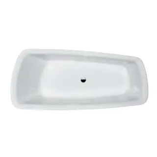 Laufen Palomba Ванна 180x80x45.5см, встраиваемая, ассиметричная, без слив-перелива, борт 20мм, с каркасом, материал: акрил, цвет: белый