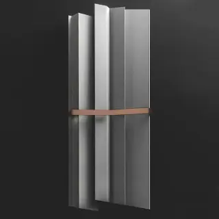 Antrax Android V Полотенцесушитель 180х61.8см, электрический, мощность: 900W, IPX4, цвет: GSAT