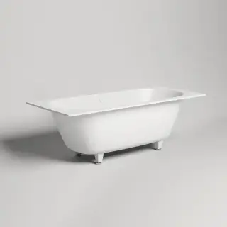 Salini Ornella Axis 180 Встраиваемая ванна 180х80х60см, прямоугольная, материал: S-Sense, цвет: белый глянцевый