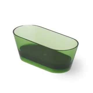 Dea Design Shadow Ванна 160х70х58см., отдельностоящая, Glasstech, прозрачная смола, цвет: Emerald R3