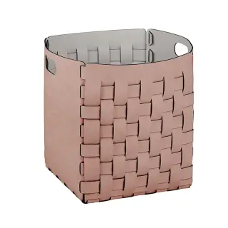 ADJ Корзинка Bottega, 35x35xH40 см., цвет: пепельная роза/устричный