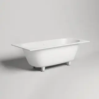 Salini Ornella Axis 180 Встраиваемая ванна 180х80х60см, прямоугольная, материал: S-Sense, цвет: белый матовый