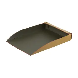 ADJ Лоток для бумаг, 32x23 см., цвет: горчичный/оливковый