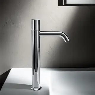 Fantini Nostromo Смеситель для раковины, 1 отверстие, высокий излив, цвет: хром