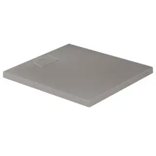 Duravit Stonetto Поддон композитный прямоугольный 90x80х5см, d9см, цвет: Бетон