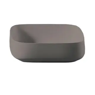 Artceram Cognac Раковина накладная Quadro 55x35 см, Saniglaze, цвет: gravel