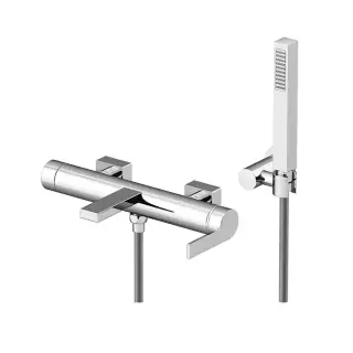 Gattoni Color Смеситель для ванны с душевым комплектом. цвет: хром