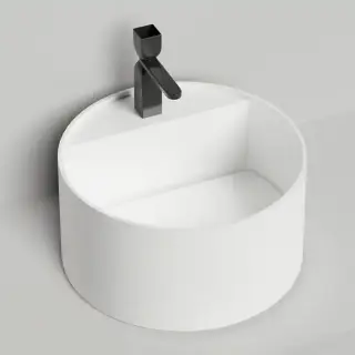 Salini Armonia Раковина 45x45x25см., 1 отв., накладная, S-Sense, цвет: белый глянцевый