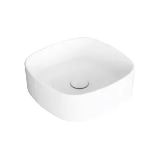 SIMAS Foriu Раковина квадратная накладная 40x40x13 см, без отв под смеситель, цвет: белый