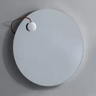 Simas Frame Зеркало круглое с металлической структурой 70 см