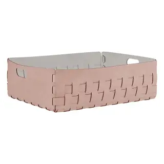 ADJ Корзинка Bottega, 60x50xH20 см., цвет: пепельная роза/устричный