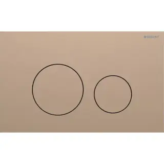 Geberit Sigma40 Клавиша для двойного смыва, круглая: Красное золото