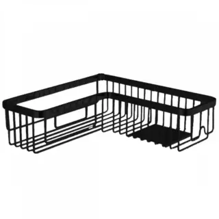 Colombo Angolari Полочка для ванной, угловая, цвет: черный матовый