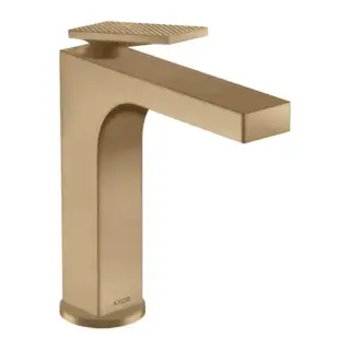 Axor Citterio Смеситель для раковины 160, на 1 отв., излив h: 16см, с текстурой, цвет: шлифованная бронза
