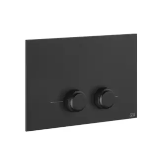 Gessi Venti20 Клавиша смыва для унитаза двойная, для инсталляций Geberit Sigma8 и Sigma12, цвет: черный матовый