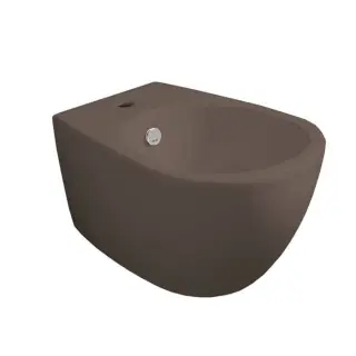 Simas Vignoni биде подвесное 56x36.5см, с 1 отв., цвет: moka matt