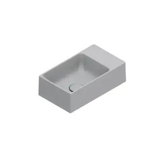 Catalano Premium Раковина 40x23см, без отв., цвет: Cemento Satinato