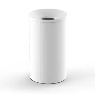 Decor Walther DW 240 Ведро для мусора, напольное, цвет: белый матовый