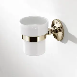 Devon&Devon Cavendish Стакан подвесной, цвет: золото/белый