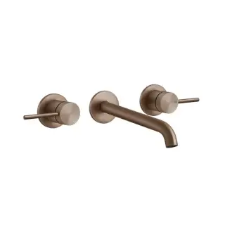 Gessi 316 Смеситель для раковины, встраиваемый, излив: 20см., цвет: brushed copper pvd