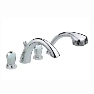 Nicolazzi Cristallo Смеситель на борт ванны, 4 отв., излив: 204 мм, с ручным душем, цвет: хром