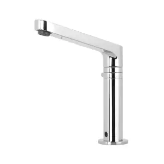 Fima Carlo Frattini Collettivit&agrave; Смеситель для раковины, на 1 отв., электронный, 12 алкалиновых батареек АА+, цвет: хром