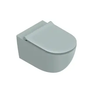 Catalano Sfera Унитаз подвесной 55x35см, безободковый, смыв Tornado, покрытие Twinglaze+, цвет: Aqua Satinato