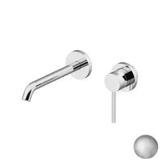 Gattoni Circle Two Смеситель для раковины встраиваемый, излив 208 мм., цвет: Nickel spazzolato