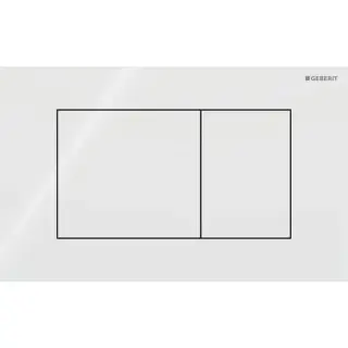 Geberit Sigma40 Клавиша для двойного смыва, квадратная: Белый