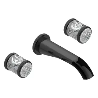 THG Hirondelles Platinum Stamped Смеситель для раковины, встраиваемый, цвет: Brown bronze color PVD