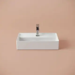 Artceram Scalino Раковина накладная 50х27см, с 1 отв., цвет: белый матовый