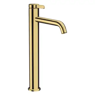 Axor One Смеситель для раковины 260, на 1 отв., высокий, цвет: полированное золото