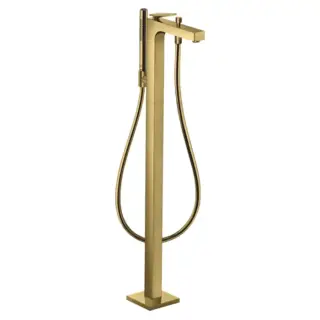 Axor Citterio Смеситель для ванны,напольный, с ручным душем, цвет: полированное золото