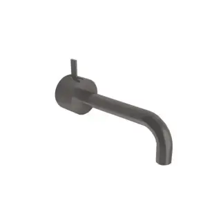 Fantini AF/21 Смеситель для раковины, настенный, излив: 21.4 см, цвет: Matt Gun Metal PVD