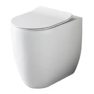 Kerasan Flo NEW Унитаз напольный 53х37см., безободковый, цвет: белый
