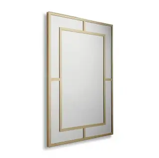 Oasis Casablanca Зеркало 140х h:100см., с металлическим профилем, цвет: золото